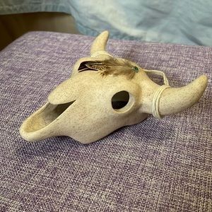 Ceramic Cow Skull